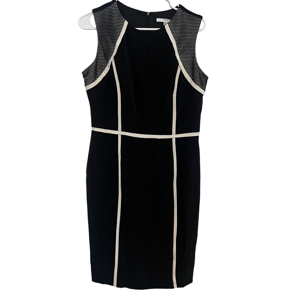Studio One New York Black White Sheath Dress Size 10 Business Profess Networking
